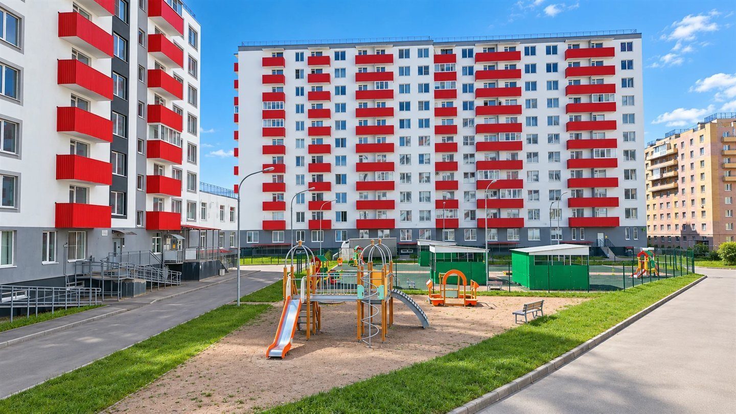 Детская площадка во дворе ЖК «Московское 262»